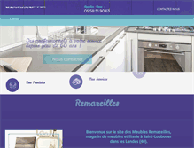 Tablet Screenshot of meubles-remazeilles.com